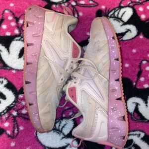 Girl’s size 2 Reebok Pink and Cream Sneakers